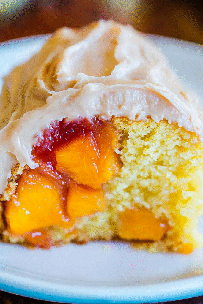 Delicious Peach Cake