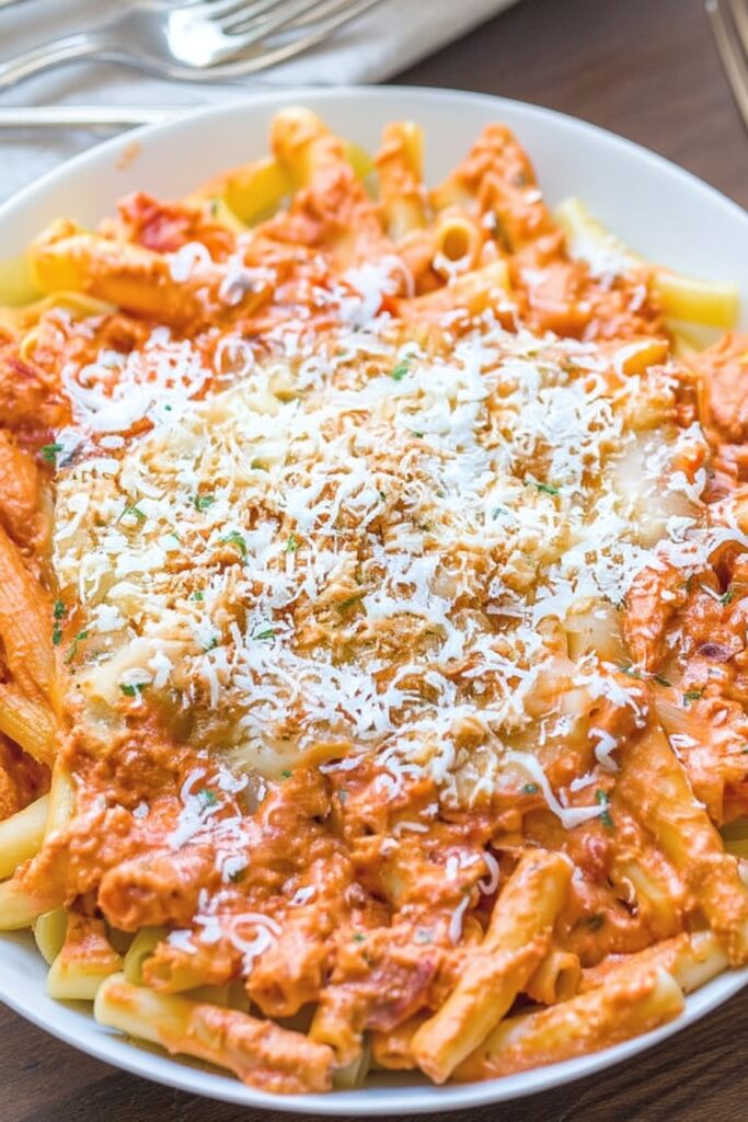 Delicious Five Cheese Ziti Al Forno