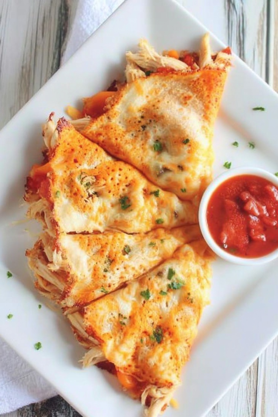 Delicious Keto Chicken Quesadilla