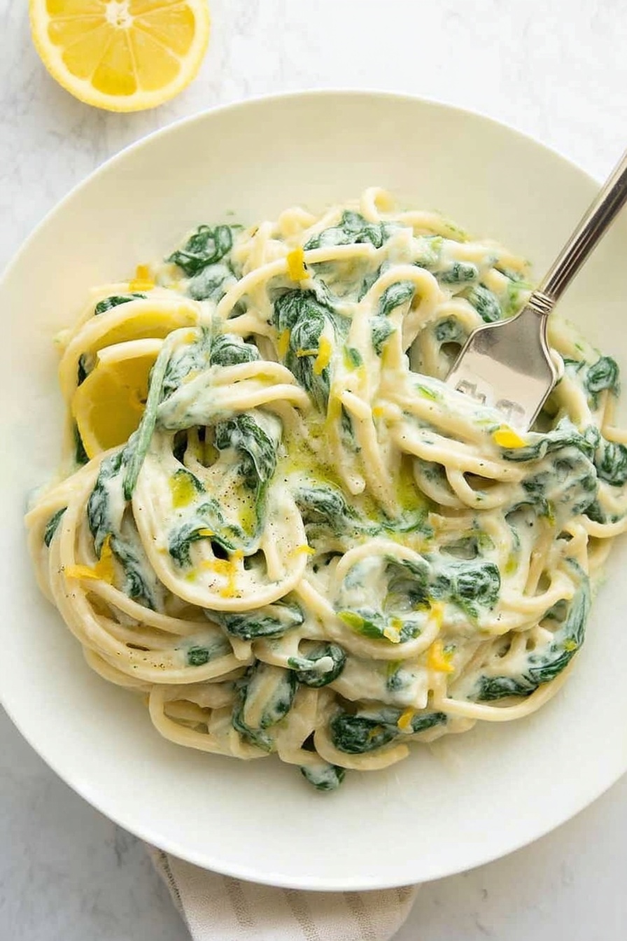 Delicious LEMON RICOTTA PASTA