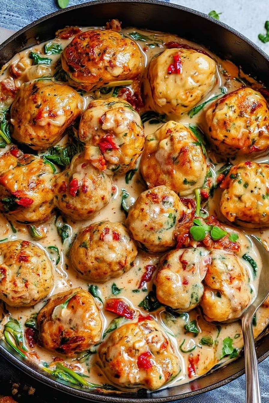 Delicious Spinach Turkey Meatballs