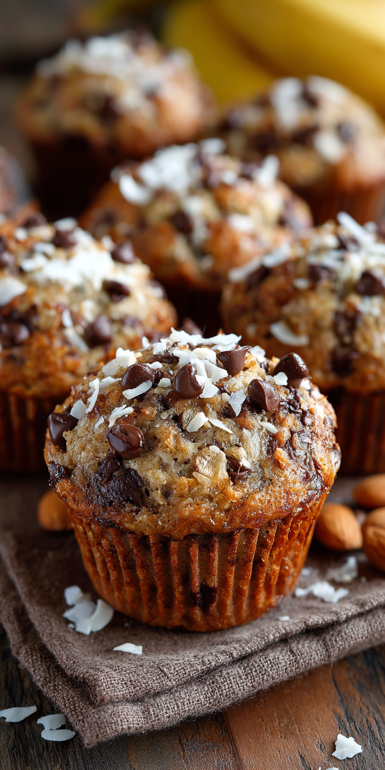 Banana Almond Joy Muffins – Chocolate & Coconut Twist Recipe
