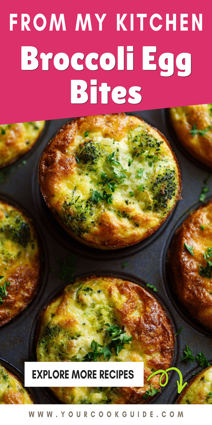 Broccoli Egg Bites served warm with cozy spices