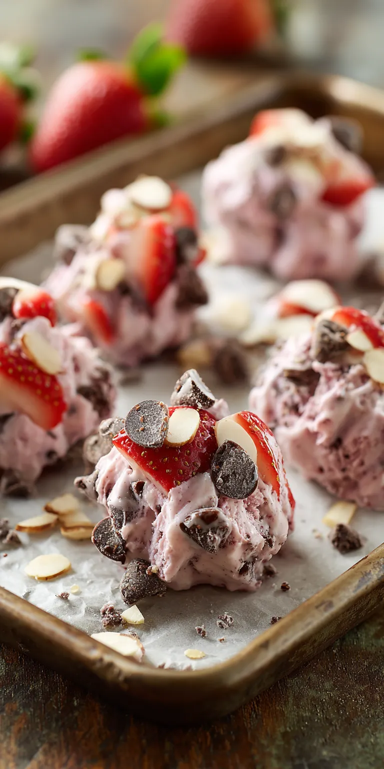 Chocolate Strawberry Yogurt Clusters – Decadent Dessert Treats served warm with cozy spices