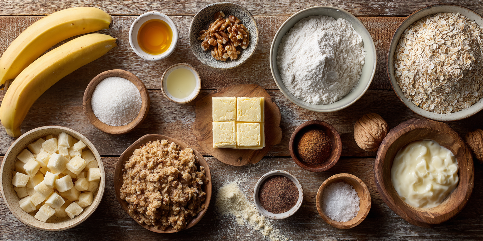 Cinnamon Streusel Banana Muffins served warm with cozy spices