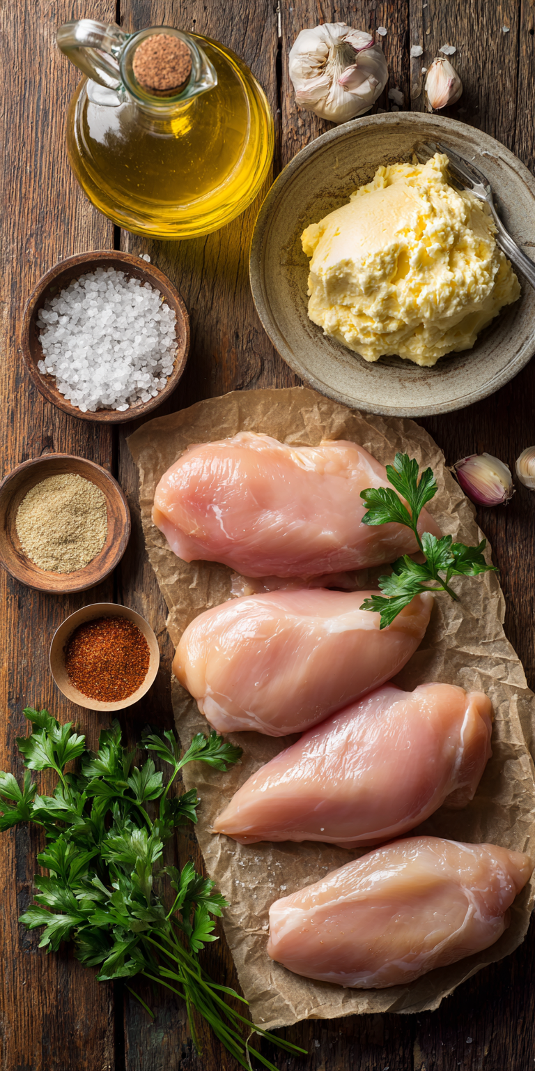 Crispy Garlic Chicken Breasts – Golden & Juicy served warm with cozy spices