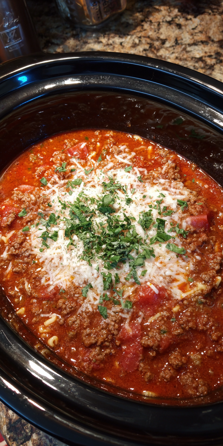 Crock Pot Dump-and-Go Lasagna Soup – 10-Minute Prep Recipe