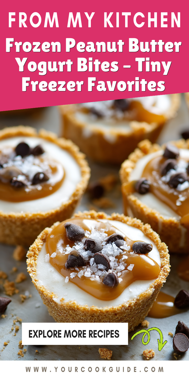 Frozen Peanut Butter Yogurt Bites – Tiny Freezer Favorites served warm with cozy spices