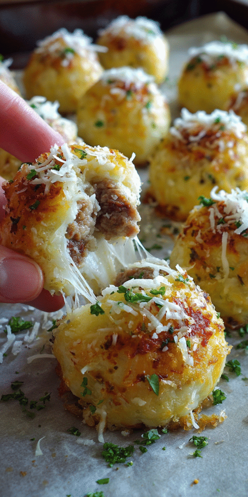 Garlic Parmesan Cheeseburger Bombs Recipe