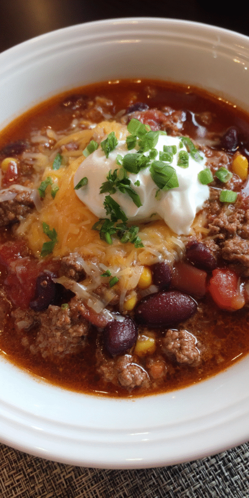 Hearty Family Taco Soup – Quick & Cozy One-Pot Meal Recipe