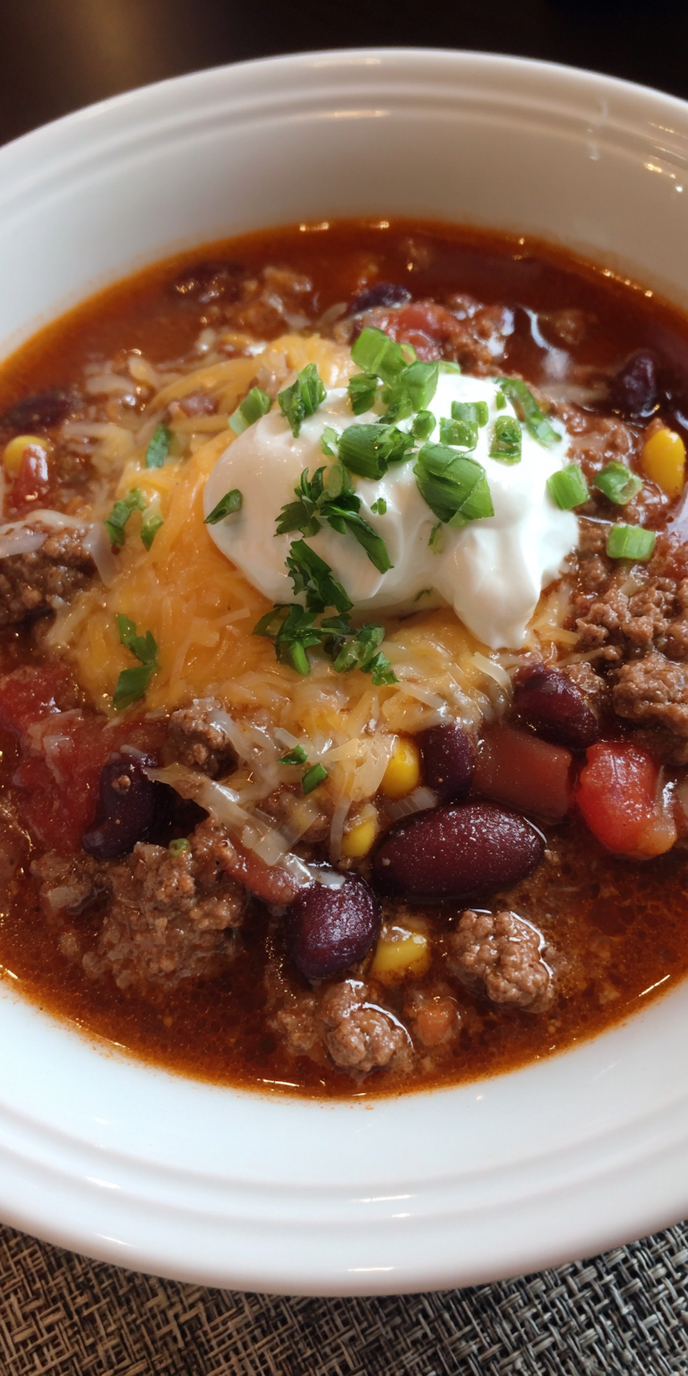 Hearty Family Taco Soup – Quick & Cozy One-Pot Meal Recipe