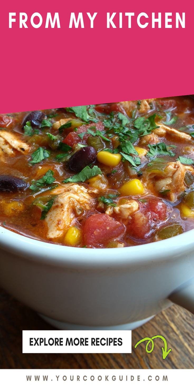 Hearty Taco Soup – Family-Friendly Weeknight Bowl served warm with cozy spices