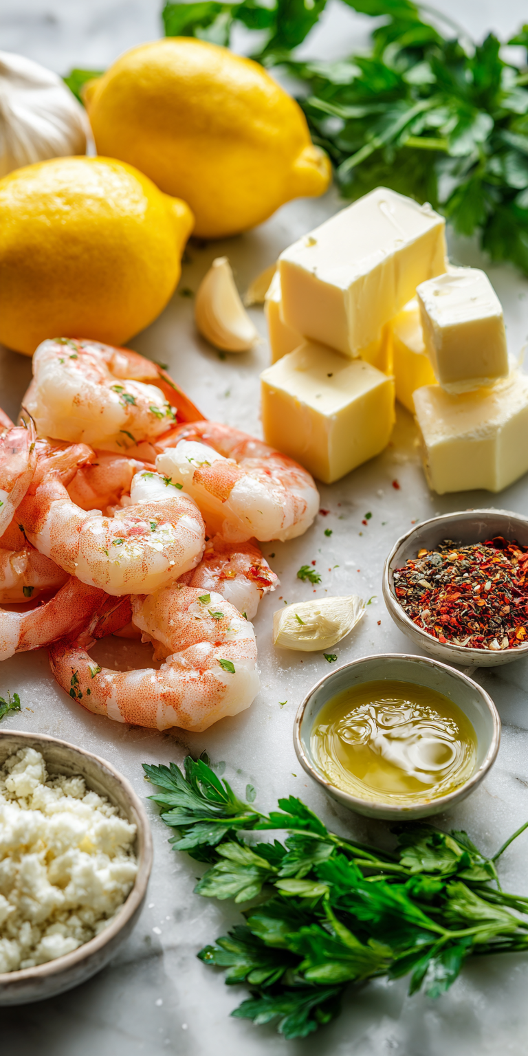 Fresh shrimp with garlic and butter for a quick scampi dish