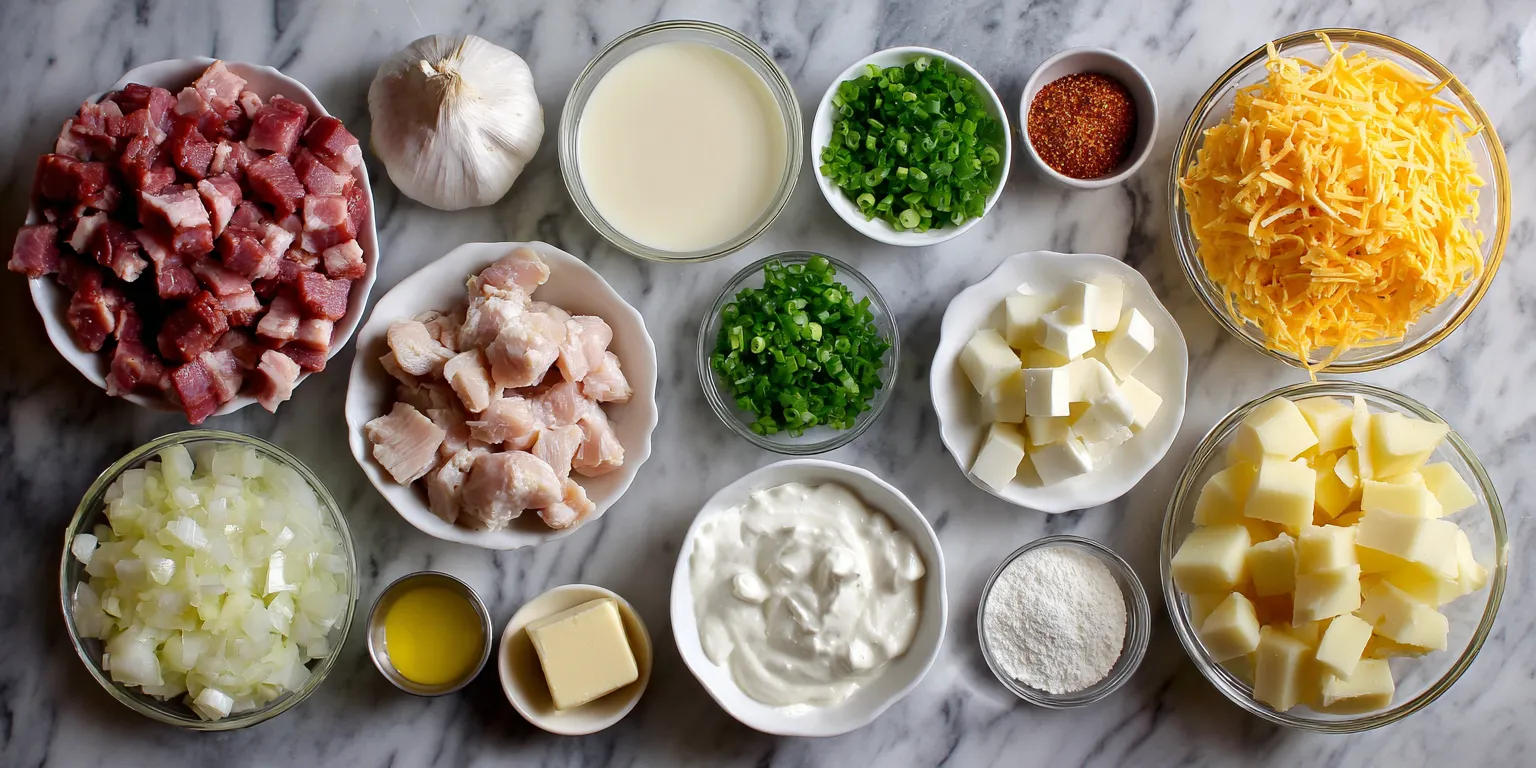 Loaded Outback Potato Soup served warm with cozy spices