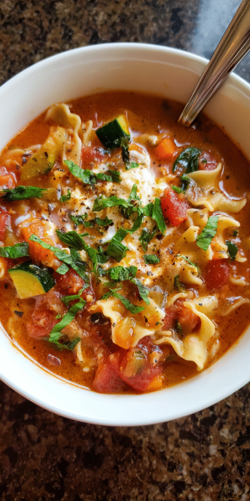 Loaded Veggie Lasagna Soup – Flavor-Packed Goodness Recipe
