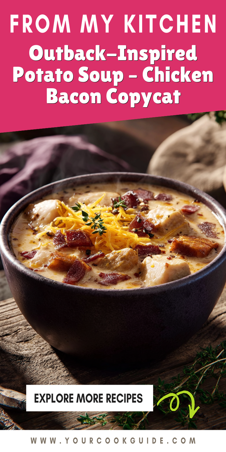 Outback Steakhouse Inspired Potato Soup – Copycat Favorite served warm with cozy spices