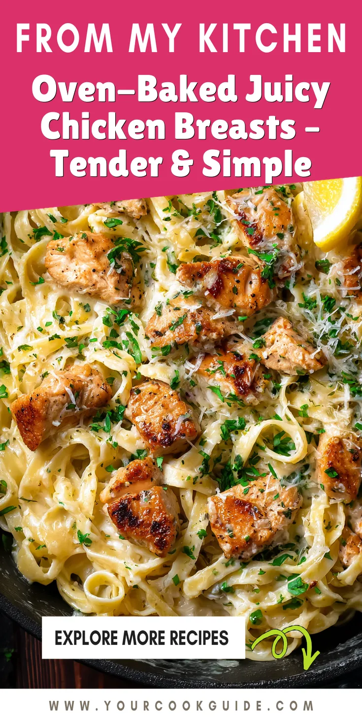 Oven-Baked Juicy Chicken Breasts &ndash; Tender & Simple served warm with cozy spices