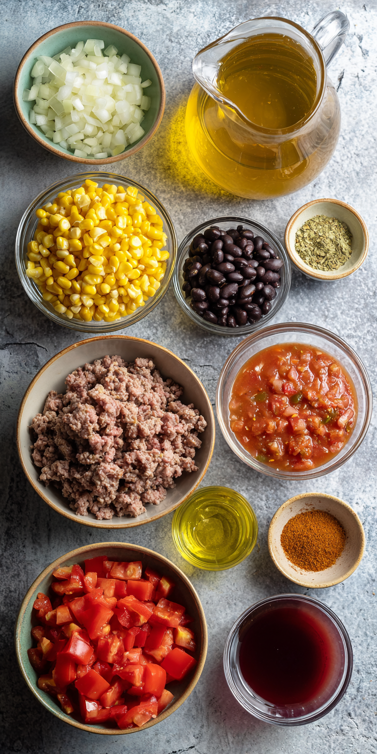 Slow Cooker Chicken Taco Soup – Set & Forget Dinner served warm with cozy spices