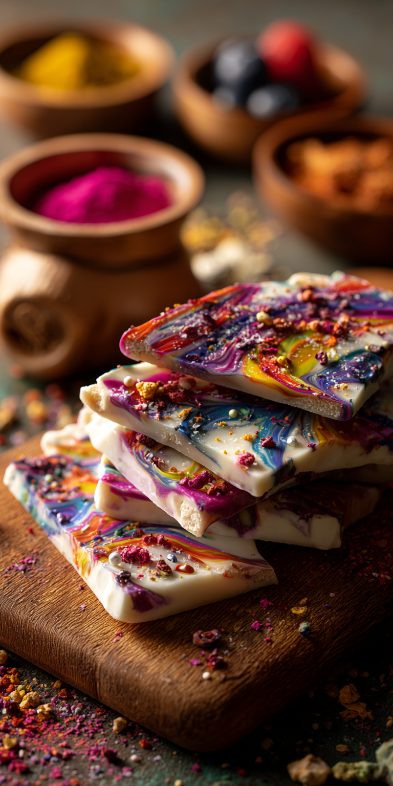 Unicorn Yogurt Bark – Colorful Frozen Fun for Little Ones Recipe