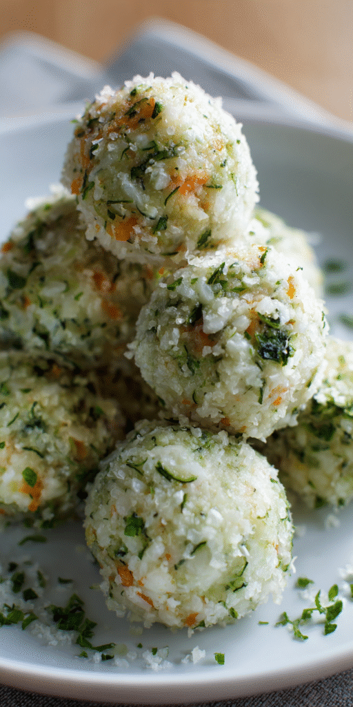 Veggie Rice Balls Recipe