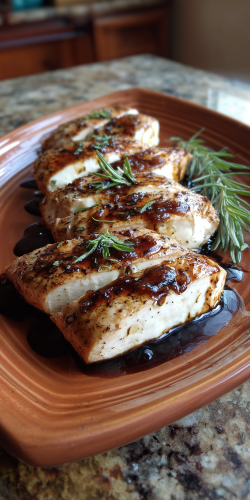 Balsamic Chicken with Mozzarella Recipe