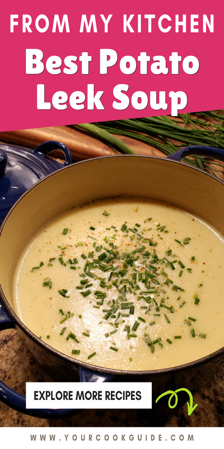 Best Potato Leek Soup served warm with cozy spices