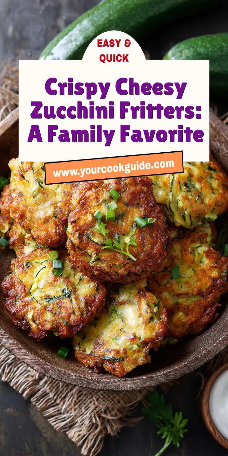 Crispy Cheesy Zucchini Fritters: A Family Favorite served warm with cozy spices