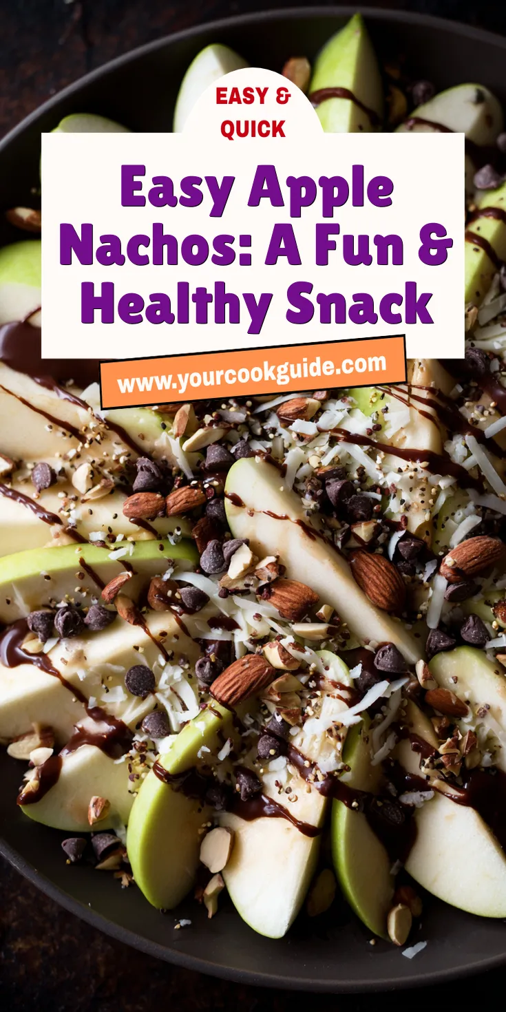 Easy Apple Nachos: A Fun & Healthy Snack served warm with cozy spices