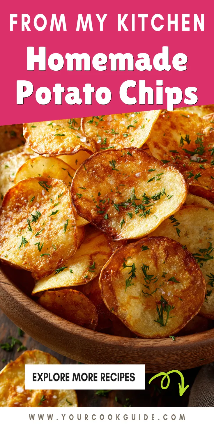 Homemade Potato Chips served warm with cozy spices