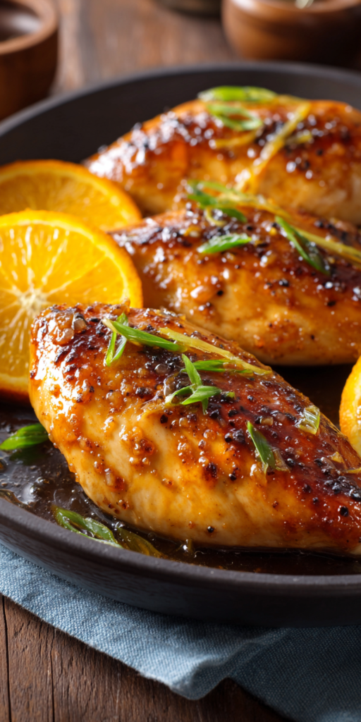 Orange-Glazed Chicken Breasts Recipe