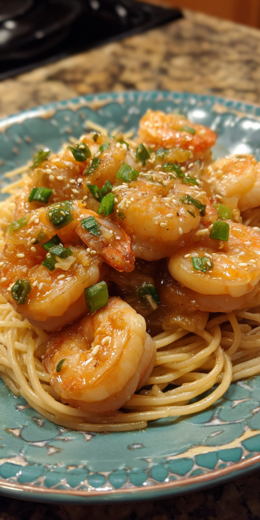 Teriyaki Shrimp Scampi Recipe
