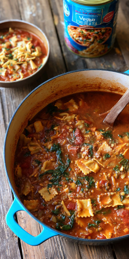 Vegan One-Pot Lasagna Soup Recipe