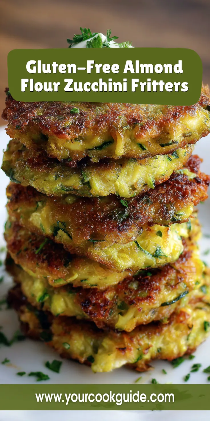 Gluten-Free Almond Flour Zucchini Fritters served warm with cozy spices
