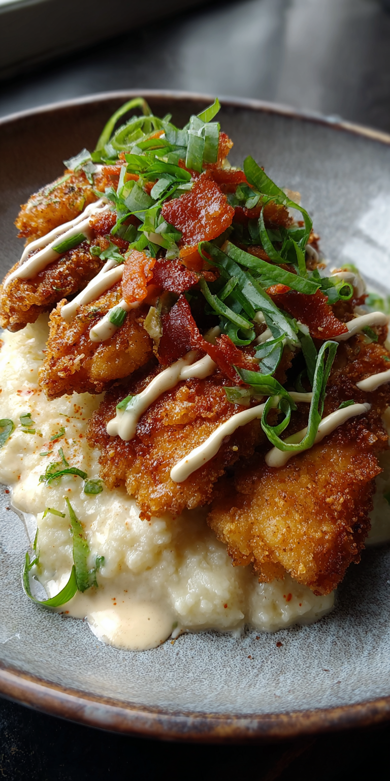 Nashville Hot Style Panko Chicken served warm with cozy spices