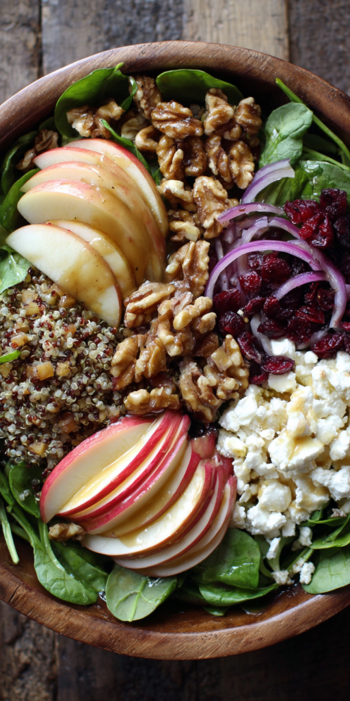 Apple Walnut Harvest Salad Bowl Recipe