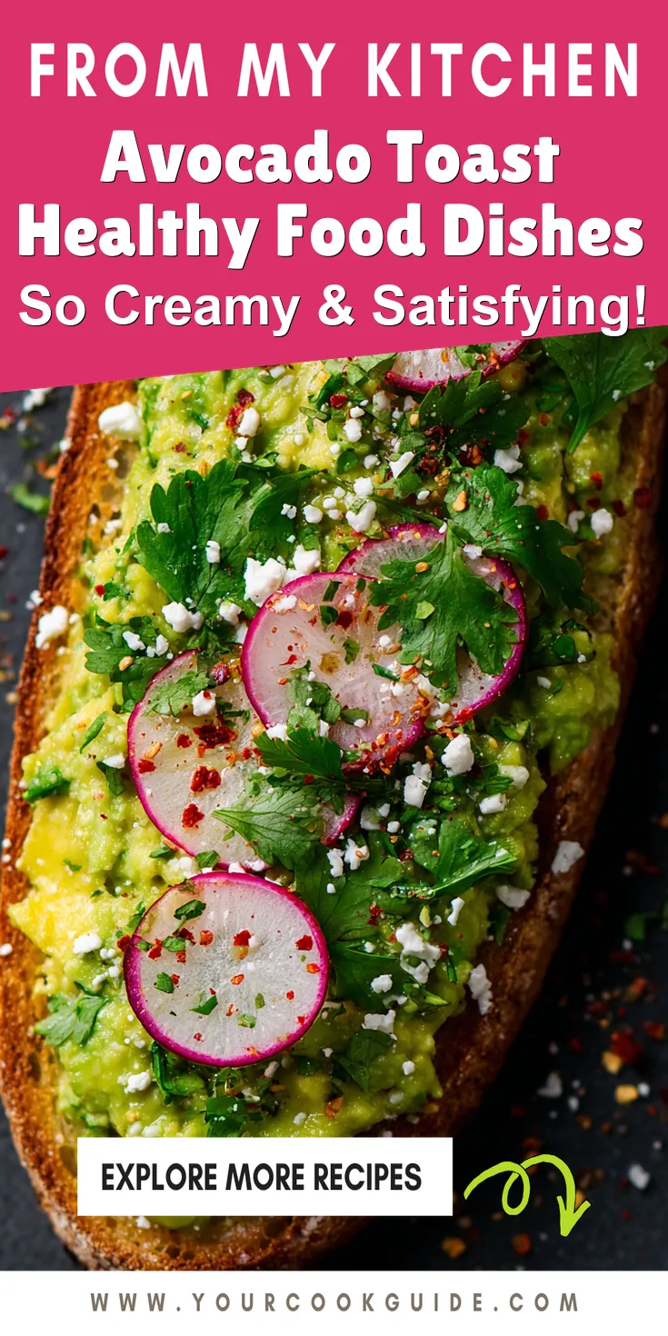Avocado Toast Healthy Food Dishes served warm with cozy spices