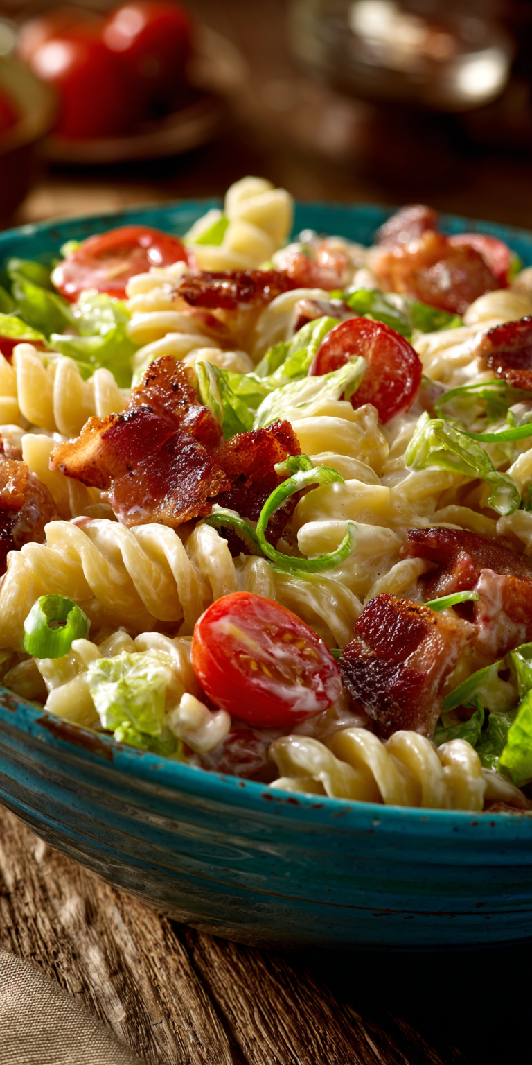 BLT Pasta Salad Bowl Recipe