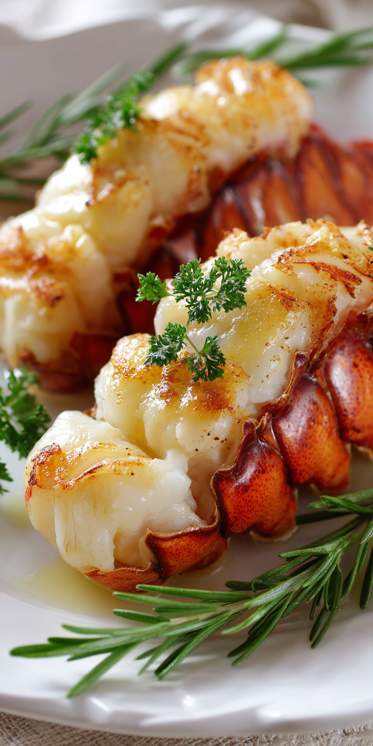 Butter Poached Lobster Tail Seafood Recipe
