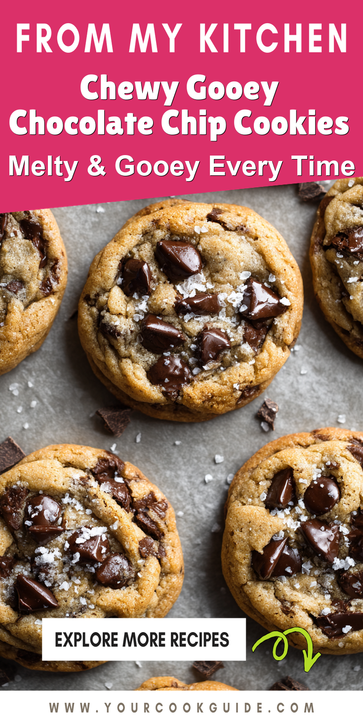 Chewy Gooey Chocolate Chip Cookies served warm with cozy spices