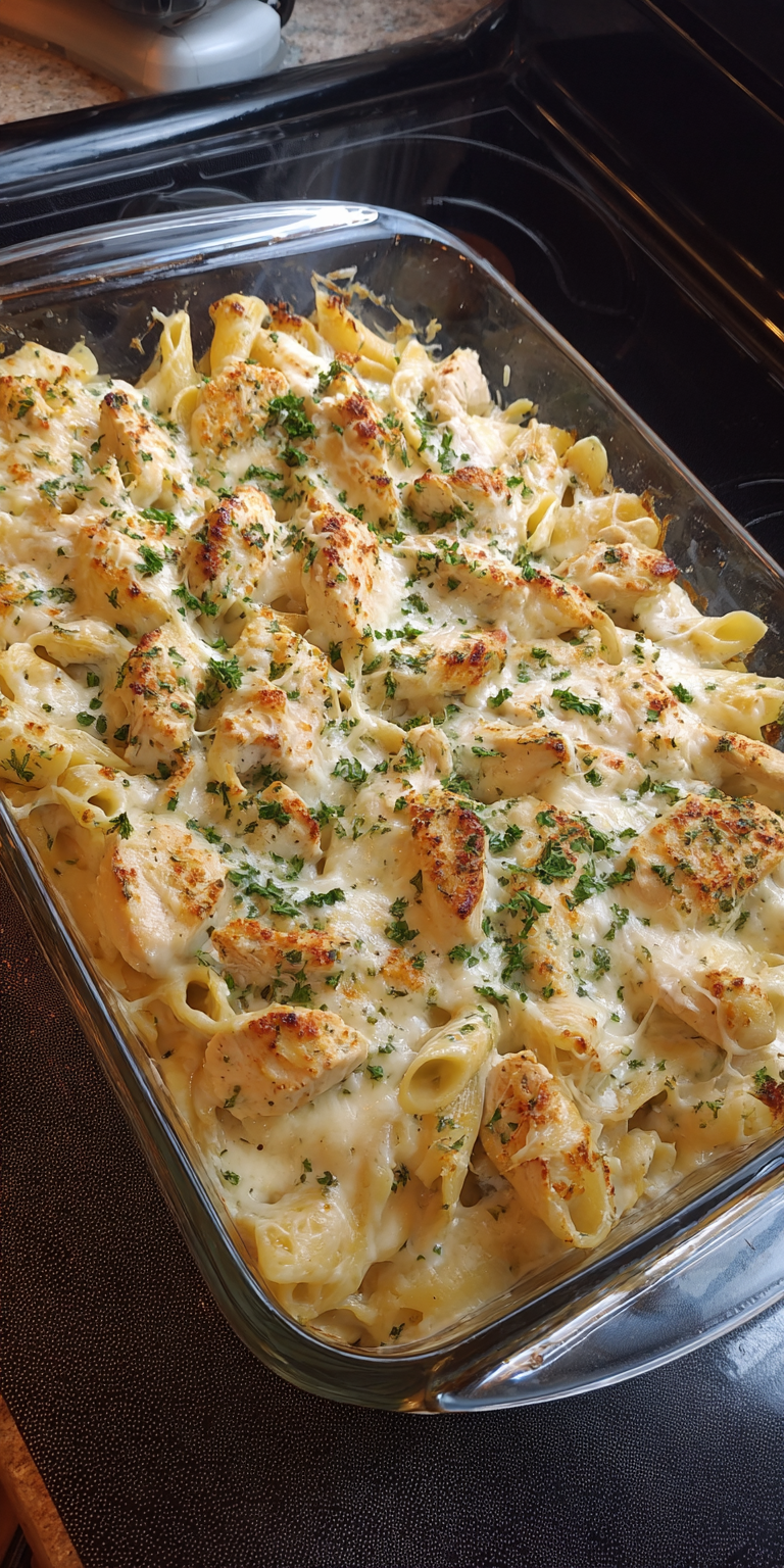 Chicken Alfredo Bake Dinner Ideas Recipe