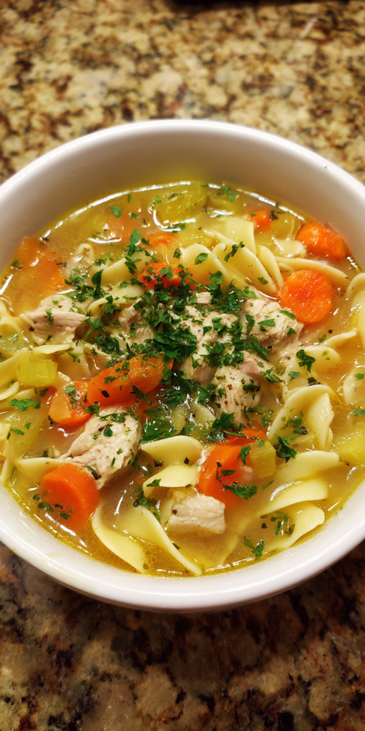 Chicken Noodle Soup Easy Meal Recipe