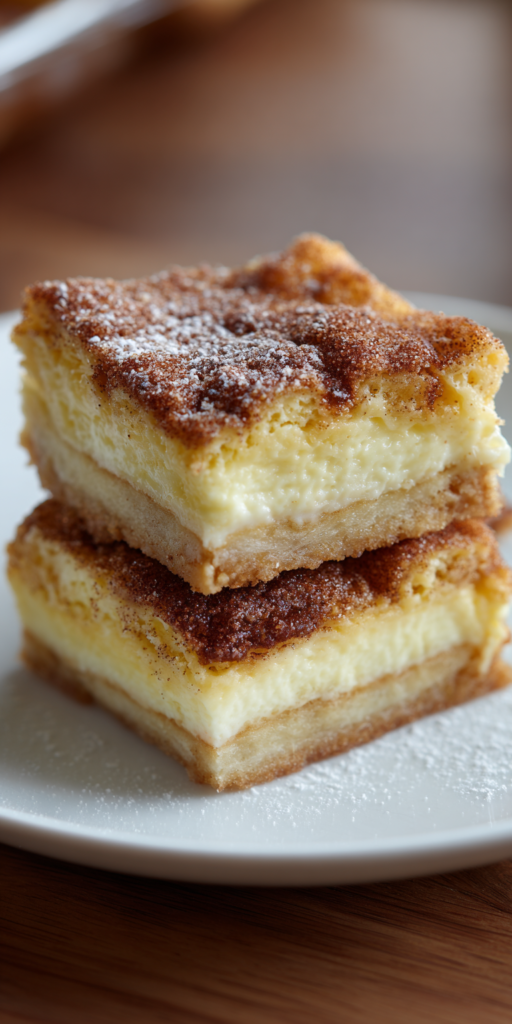Churro Cheesecake Bars Dessert Recipe