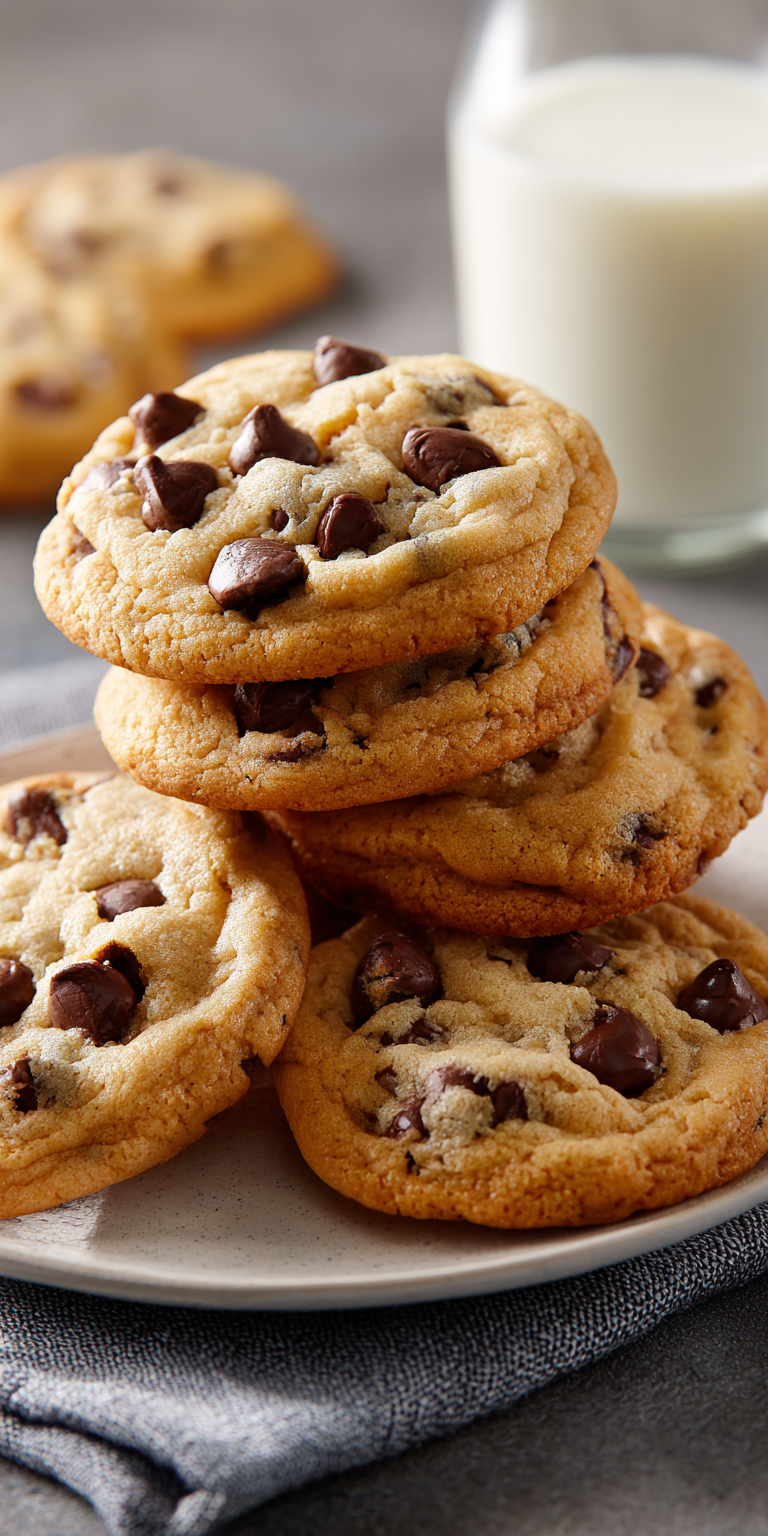 Classic Soft Baked Chocolate Chip Cookies Recipe