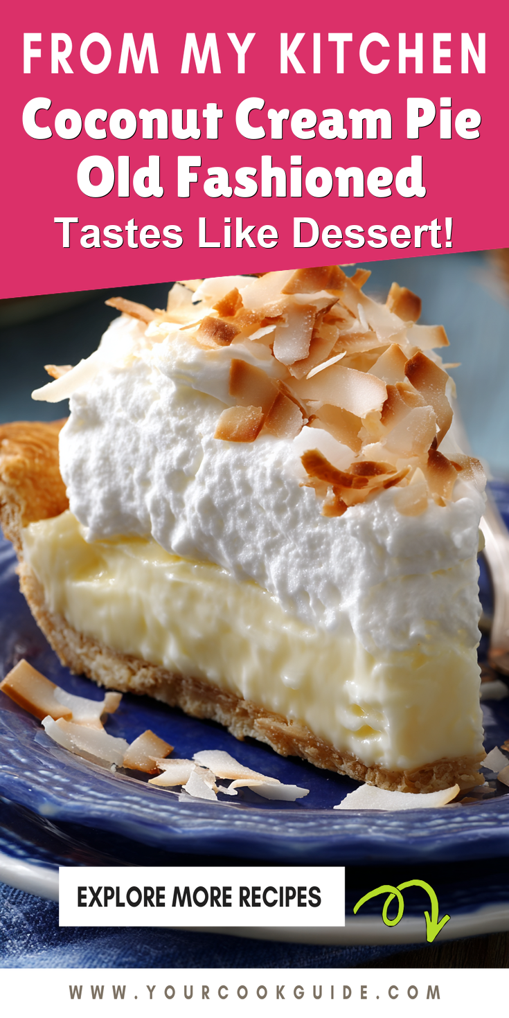 Coconut Cream Pie Old Fashioned served warm with cozy spices