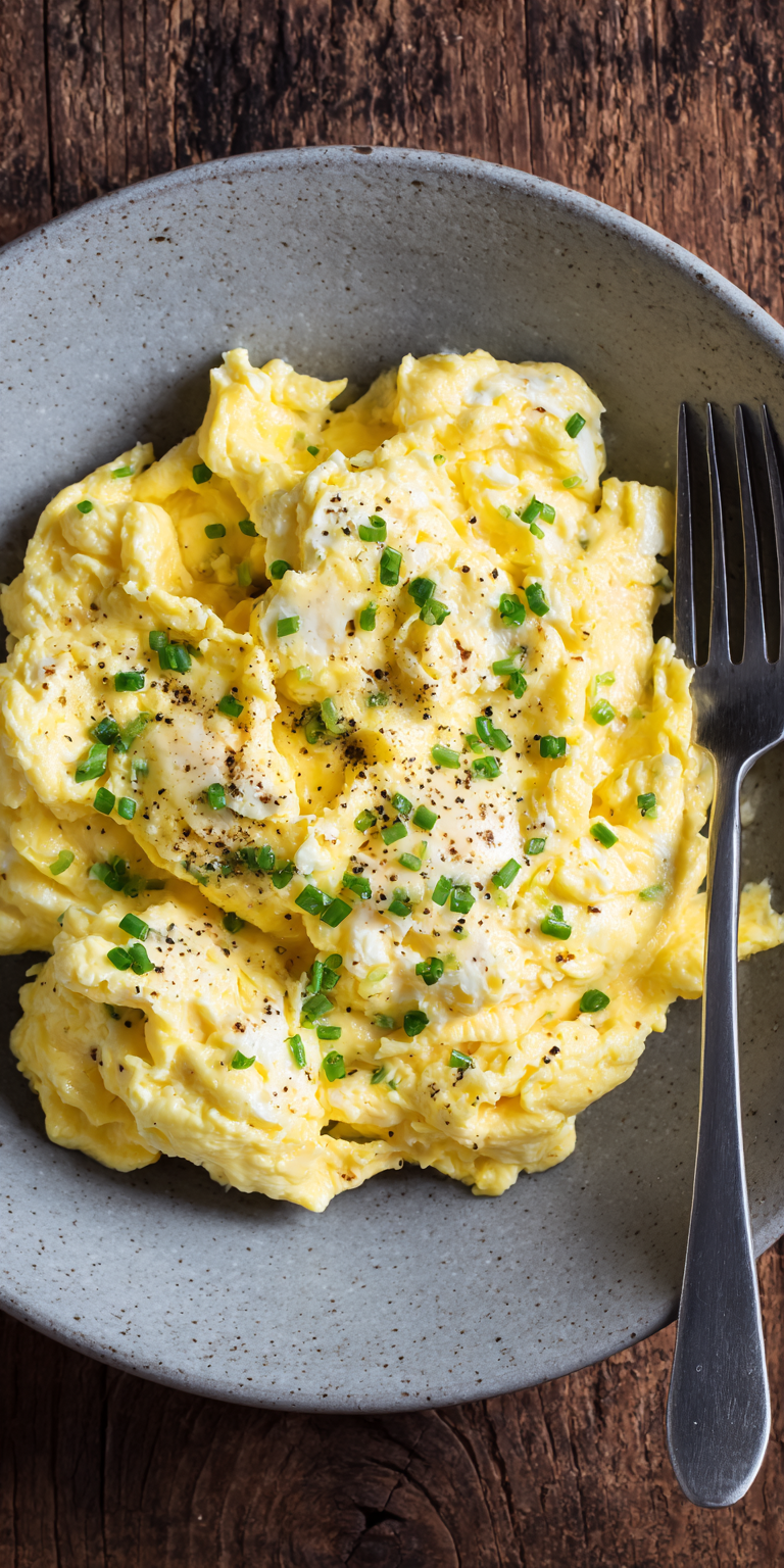Cottage Cheese Scrambled Eggs High Protein served warm with cozy spices