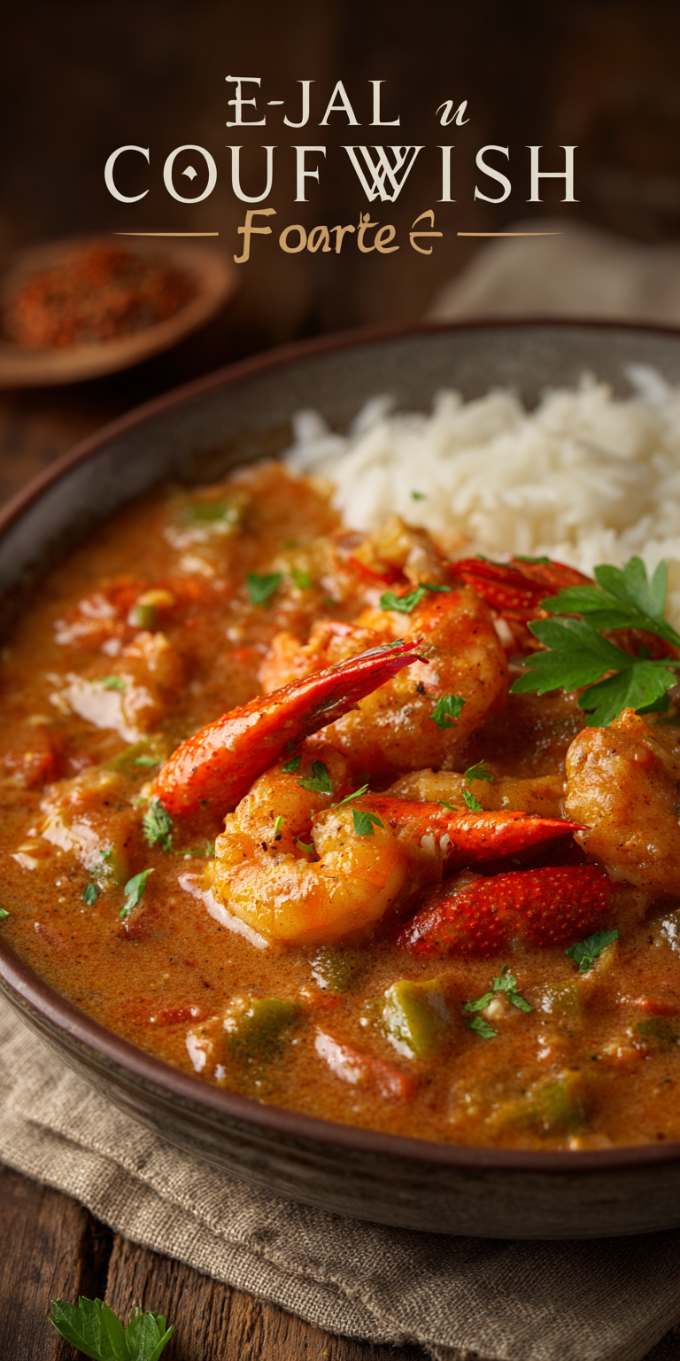 Crawfish Etouffee Cajun Seafood Recipe