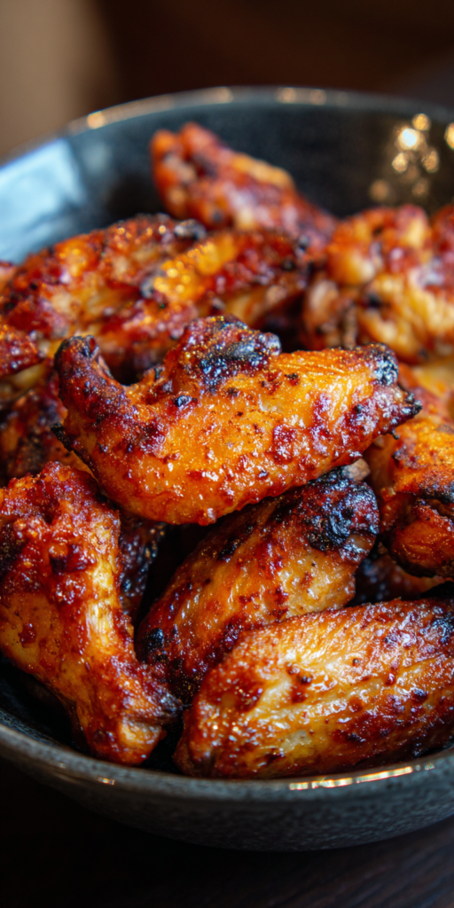 Crispy Air Fryer Chicken Wings Lunch Recipe