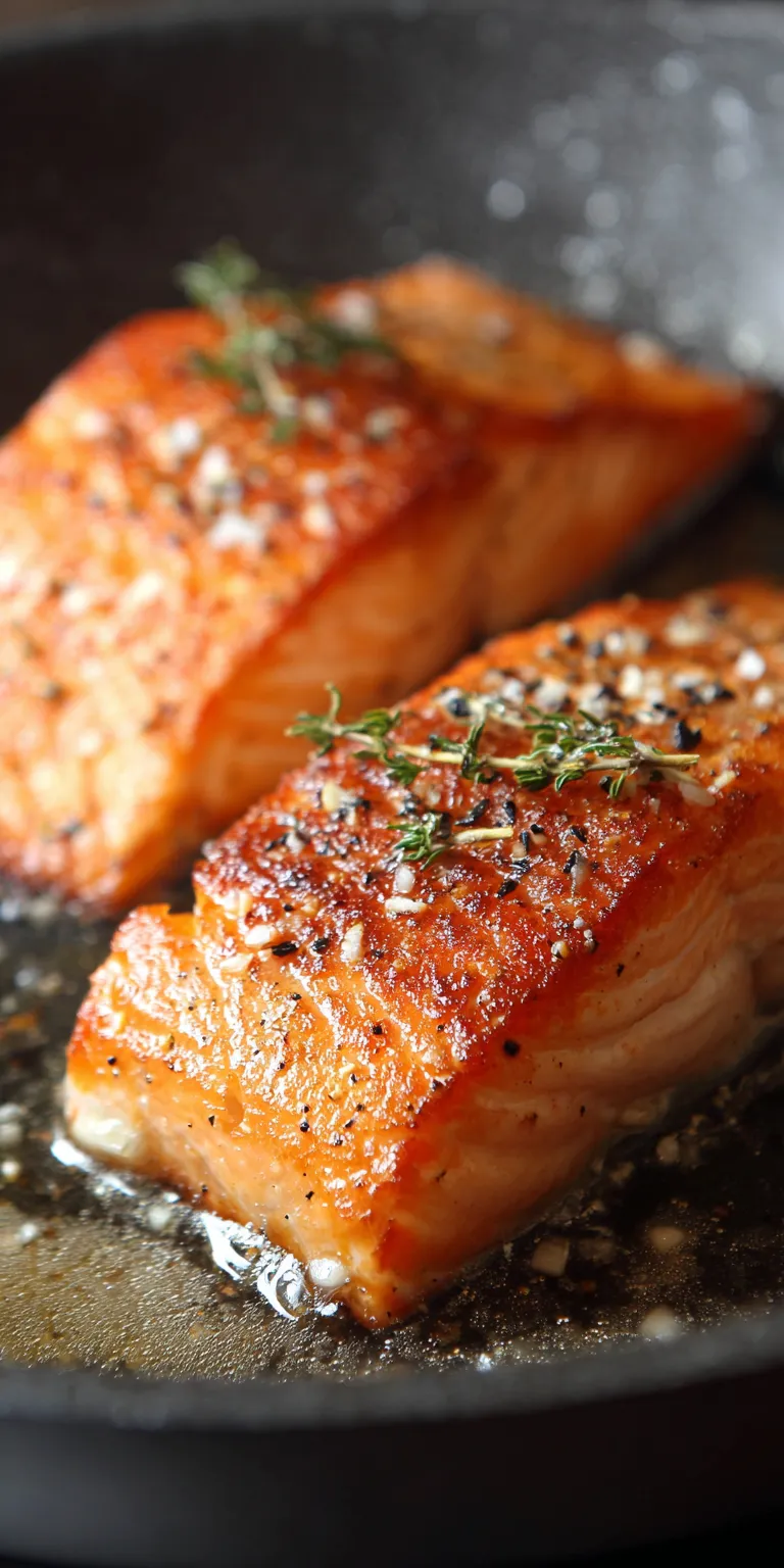 Crispy Skin Pan Seared Salmon served warm with cozy spices