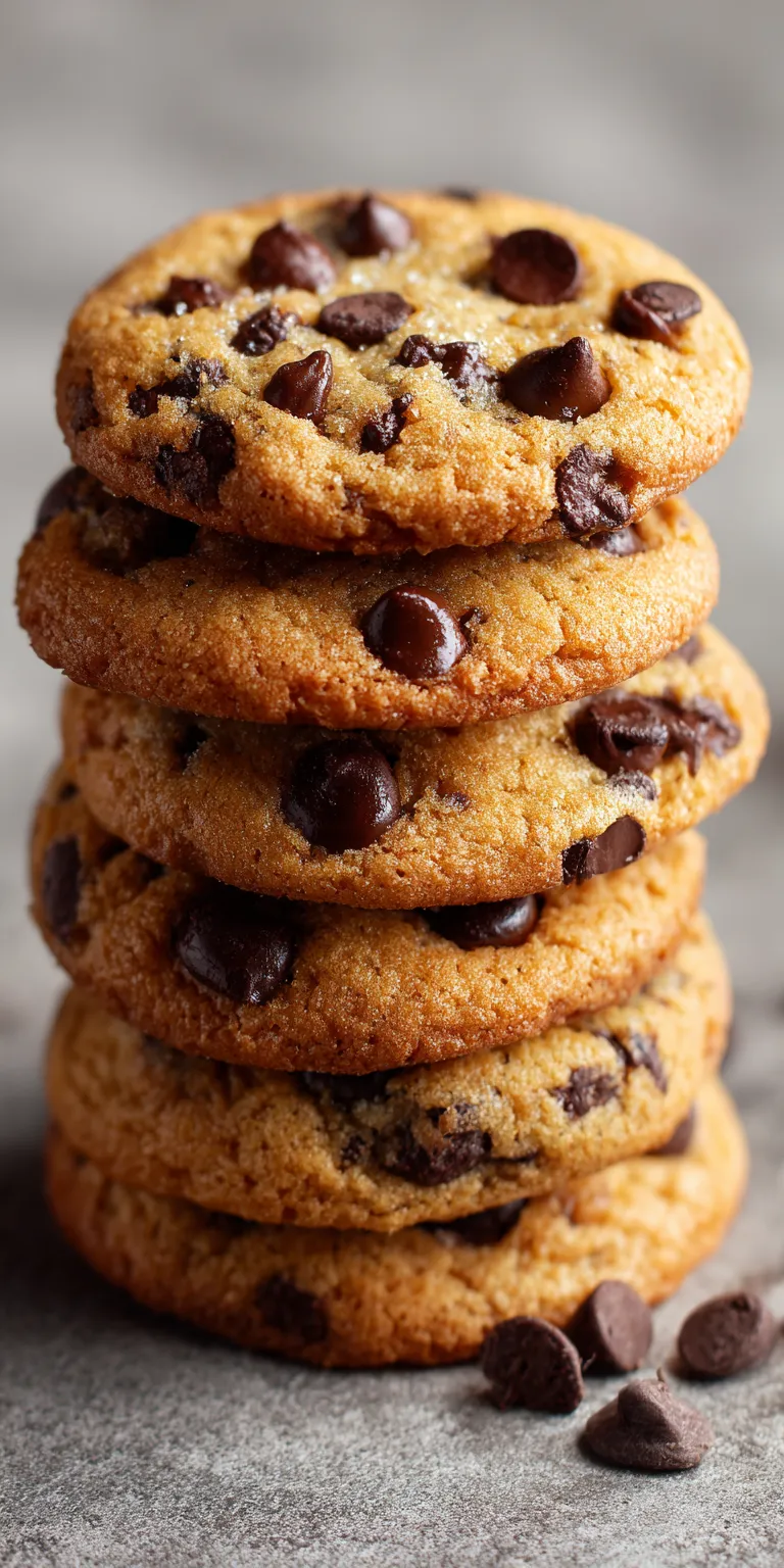 Crispy Thin Chocolate Chip Cookies served warm with cozy spices