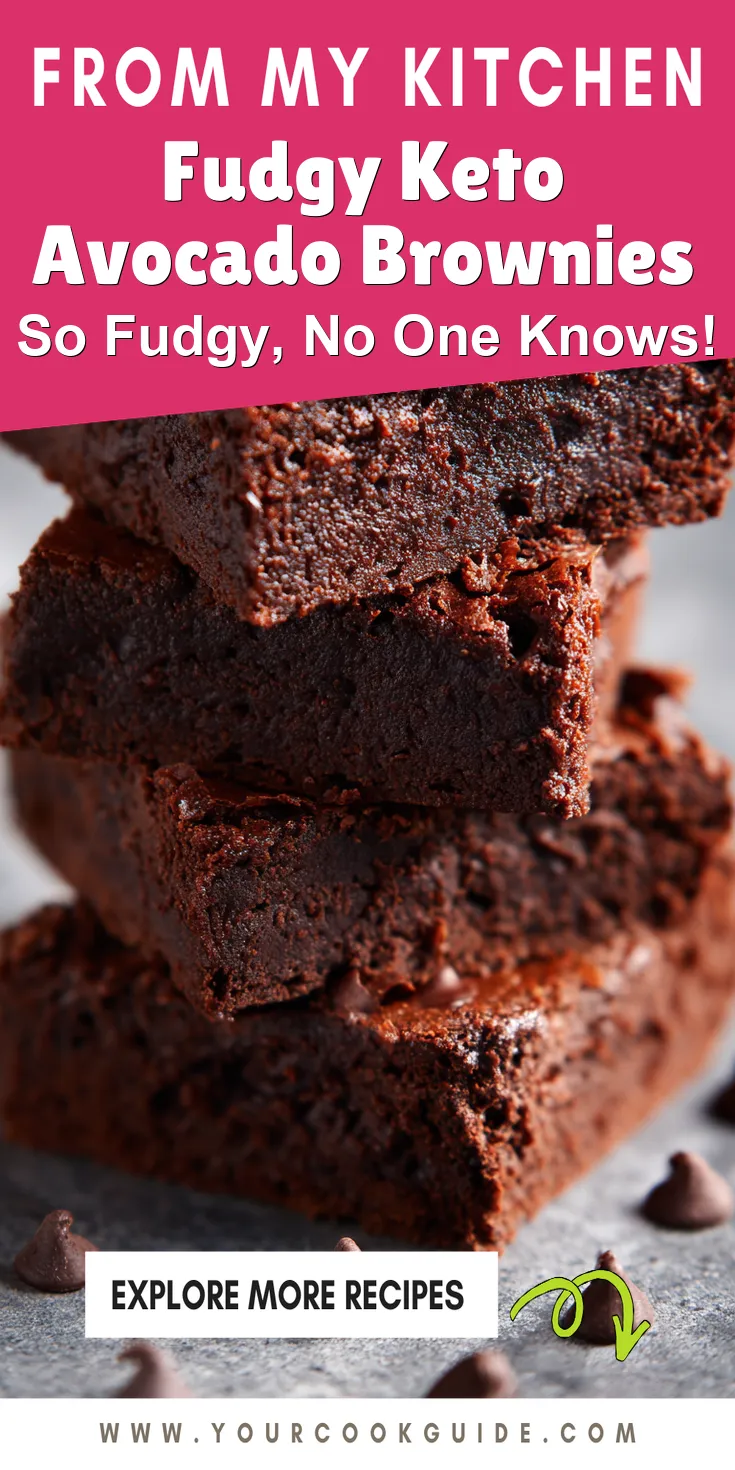 Fudgy Keto Avocado Brownies served warm with cozy spices